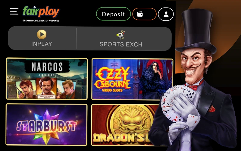 Slots from FairPlay Casino will bring you unprecedented profits.